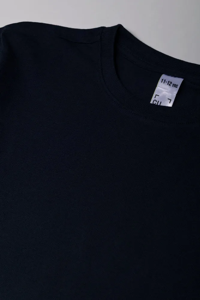 2 Pack Long Sleeve T-Shirts Navy And Grey