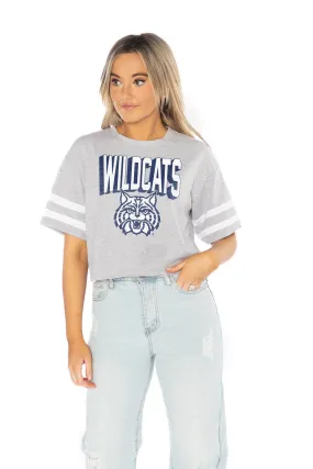 ARIZONA WILDCATS NO SHORTCUTS DROP SHOULDER MID-CROP TEE