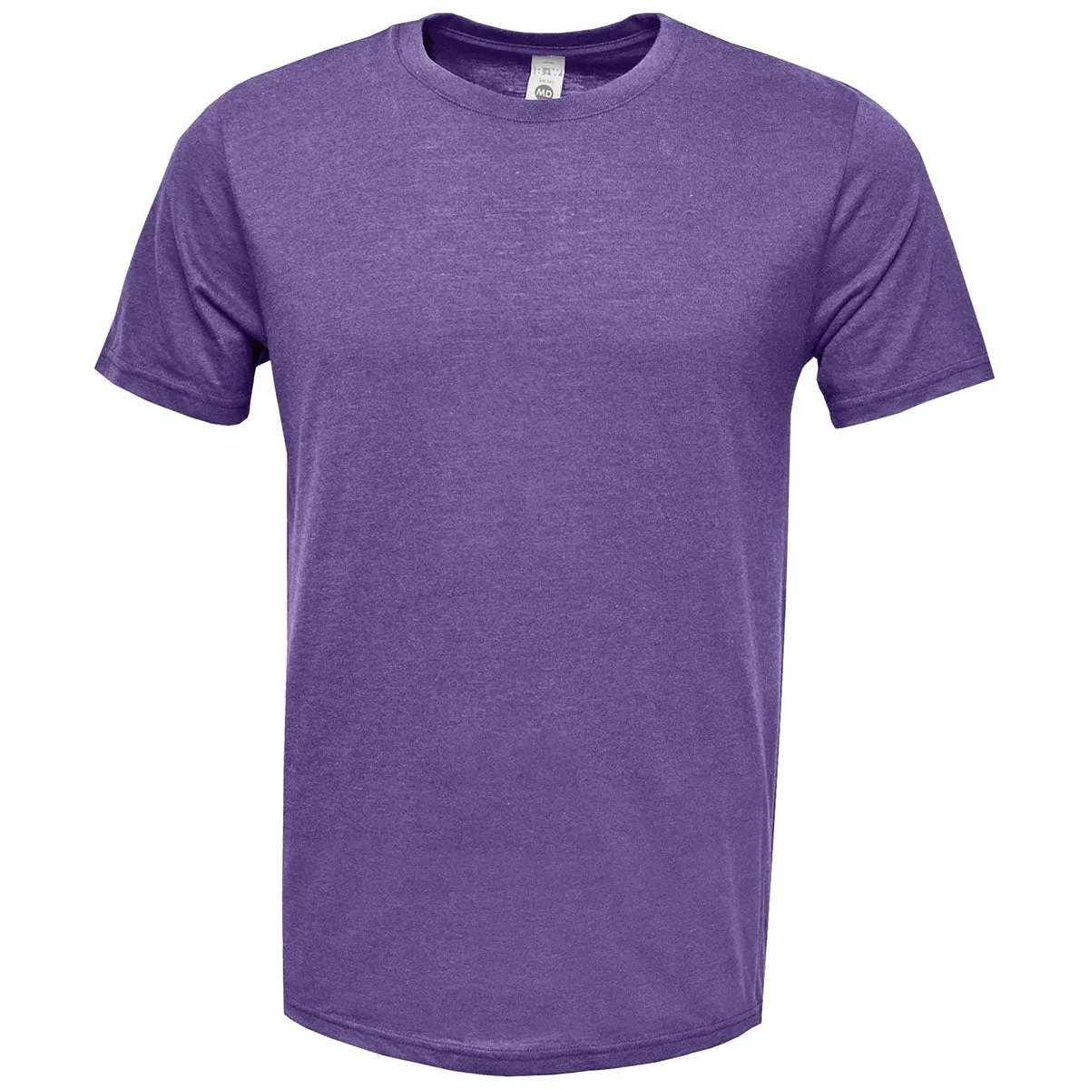 BAW Unisex Antic Purple Soft-Tek Blended T-Shirt