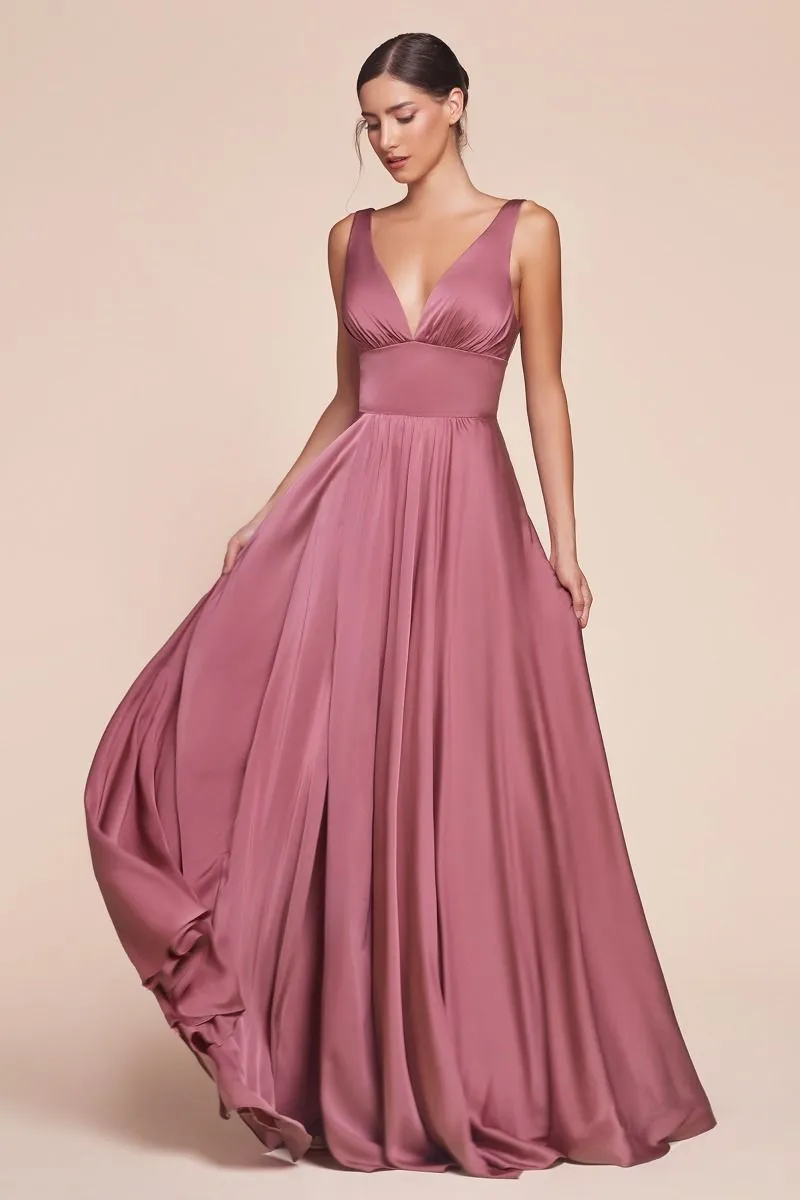 Brilliance | Satin A Line Dress | LaDivine 7469