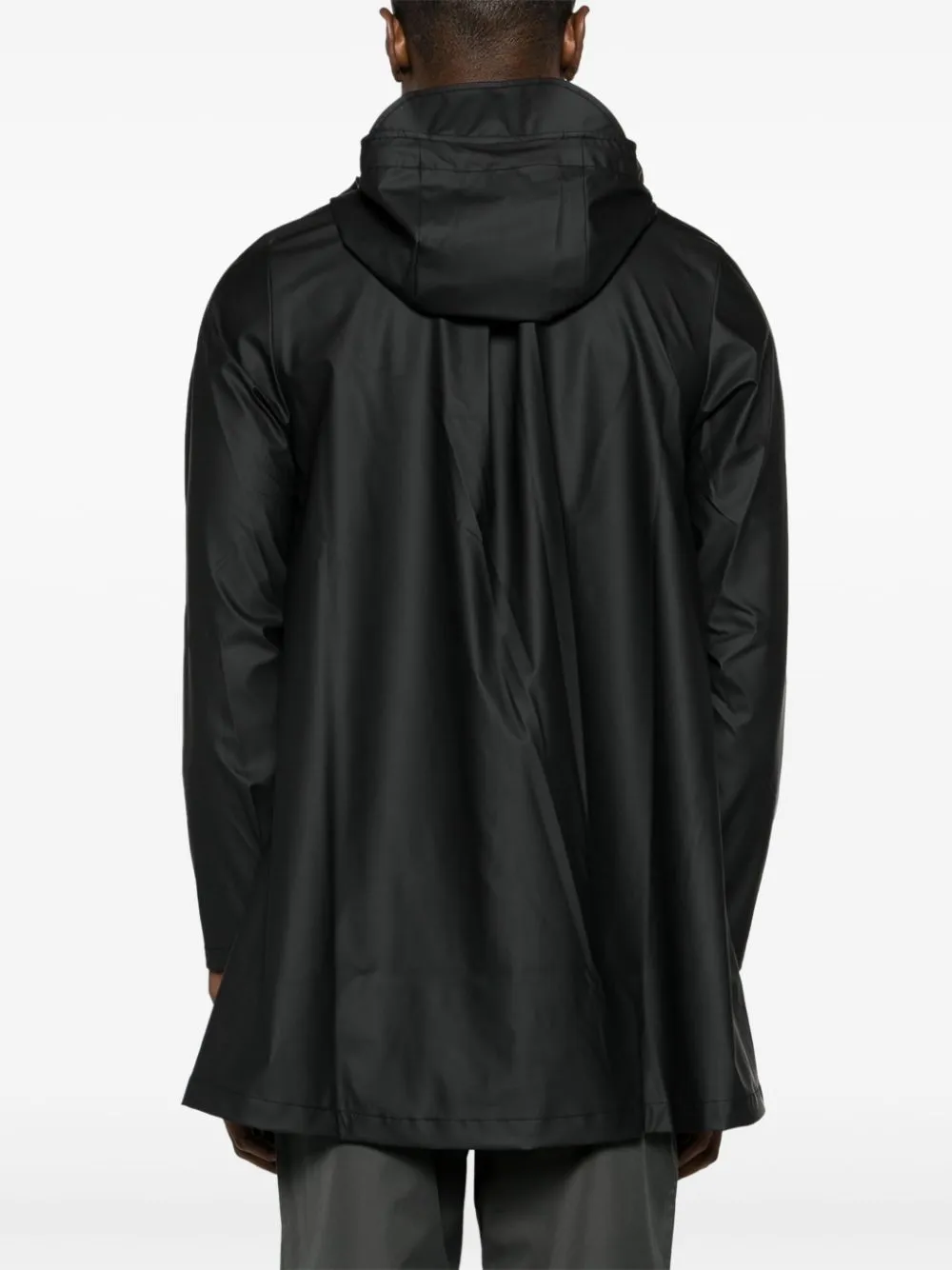 button-up hooded parka