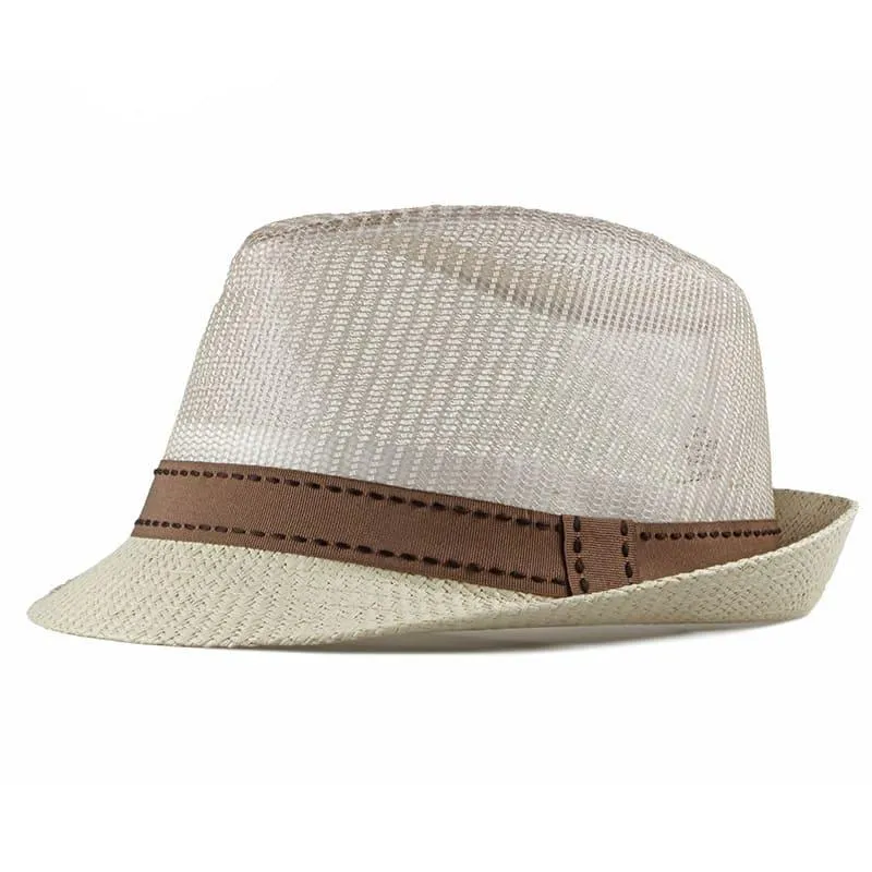 Capri Summer Mesh Trilby Hat
