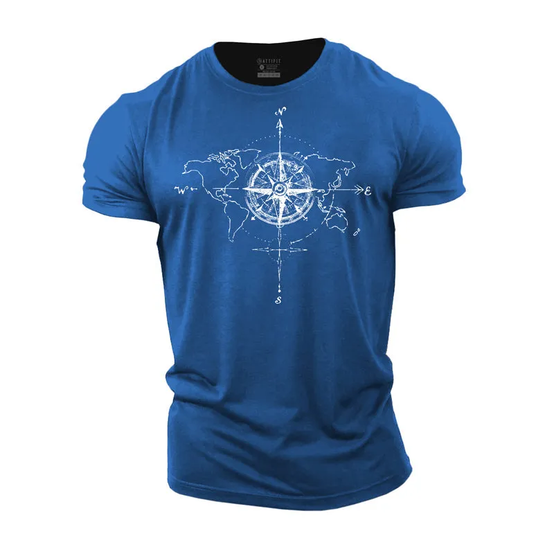 Compass Cotton T-Shirt
