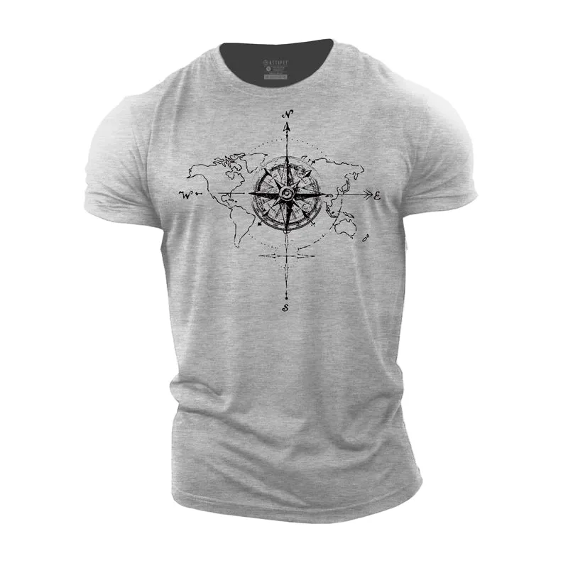 Compass Cotton T-Shirt