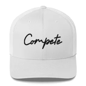 Compete Cursive - Trucker Hat