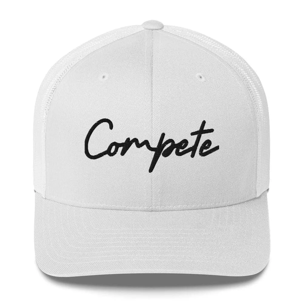 Compete Cursive - Trucker Hat