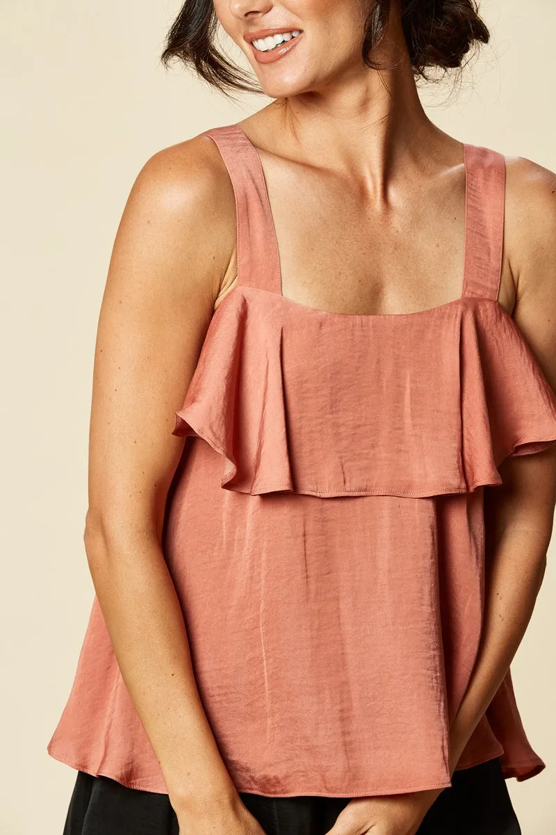 Eb & Ive - Zena Tank - Clay