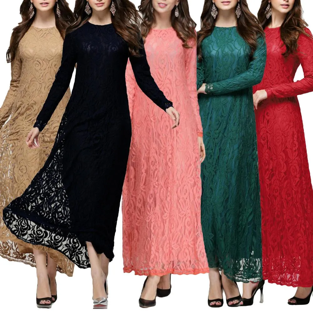 Elegant large loose women's dress
