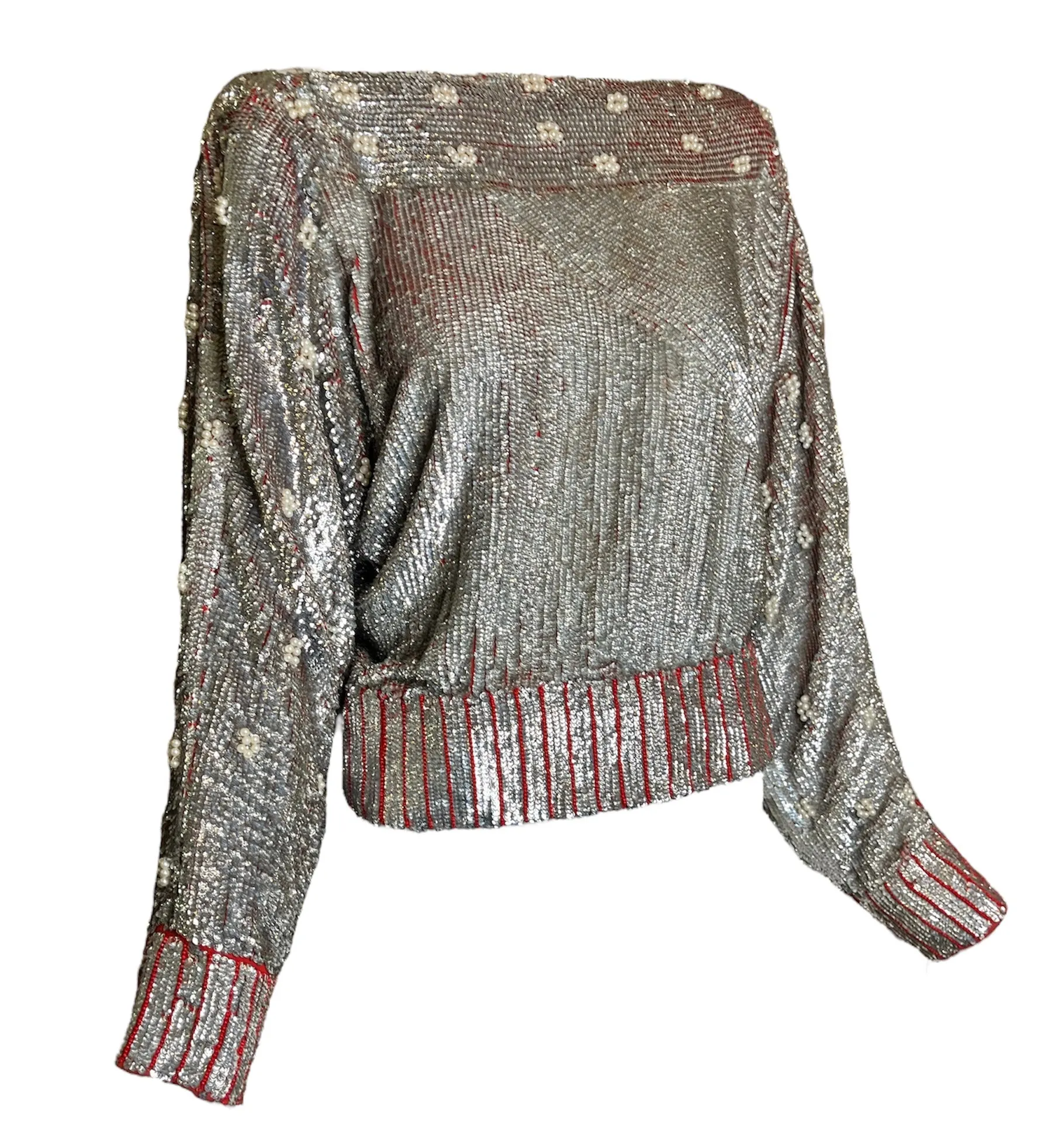 Elsa Haute Couture Sequin Blouse
