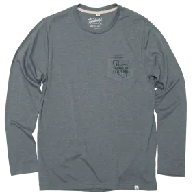 Explore California Long Sleeve Pocket T-shirt