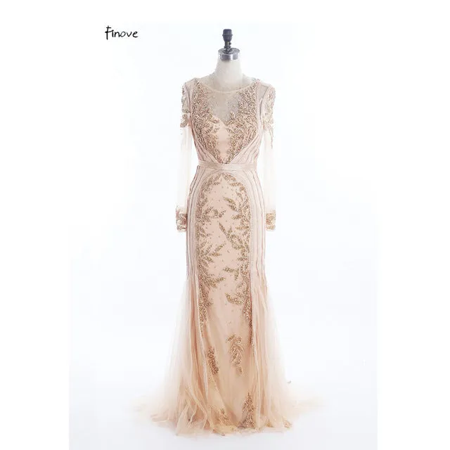 Finove Elegant Mermaid Evening Dresses