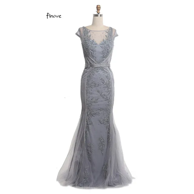 Finove Elegant Mermaid Evening Dresses