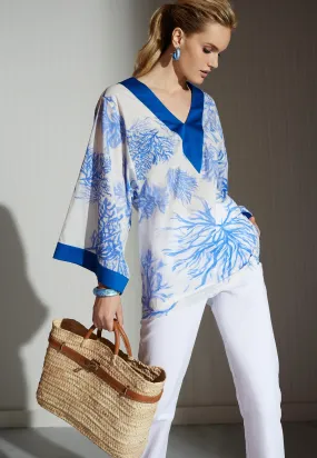 Gena Cotton Tunic in Toile de Reef