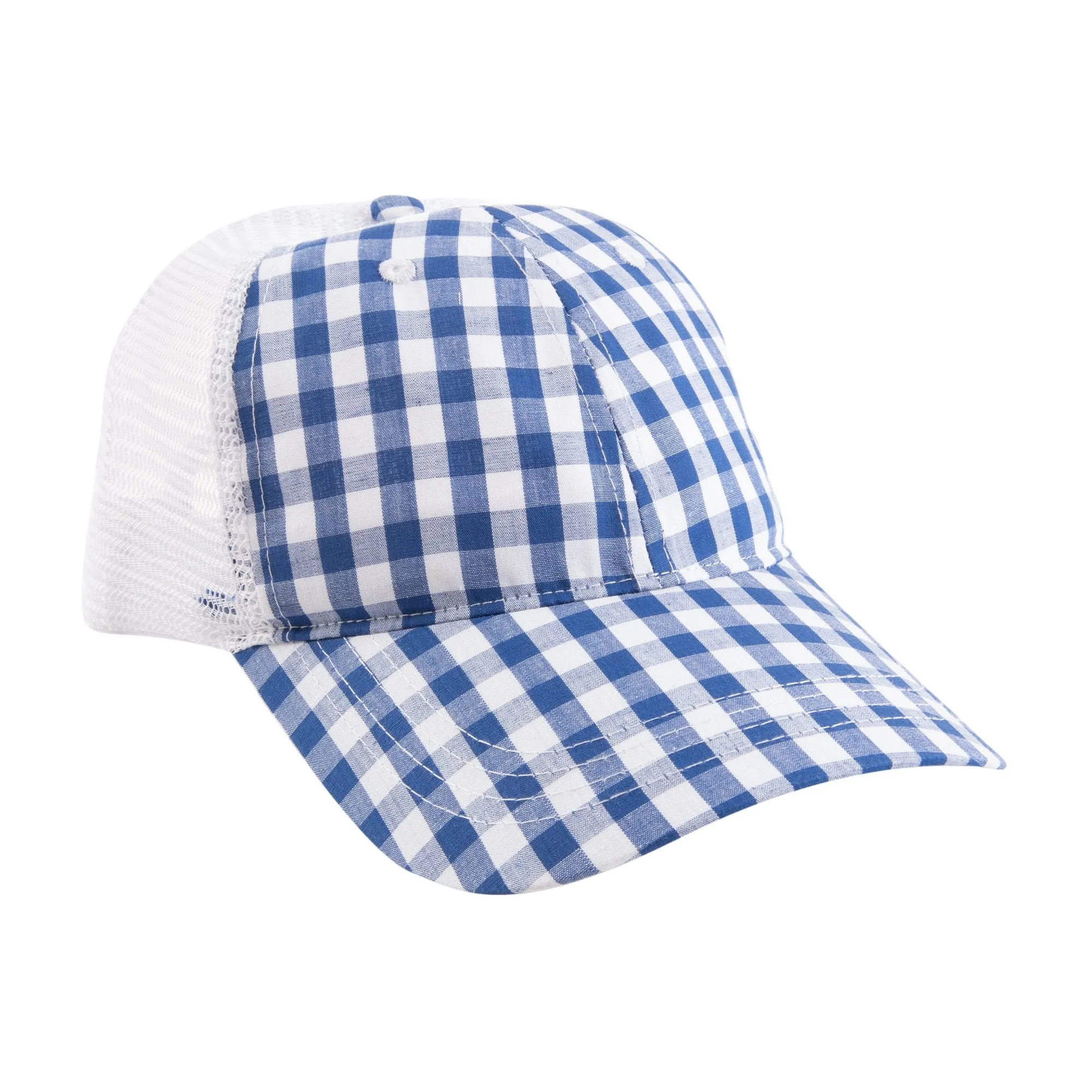 Gingham Trucker Hat