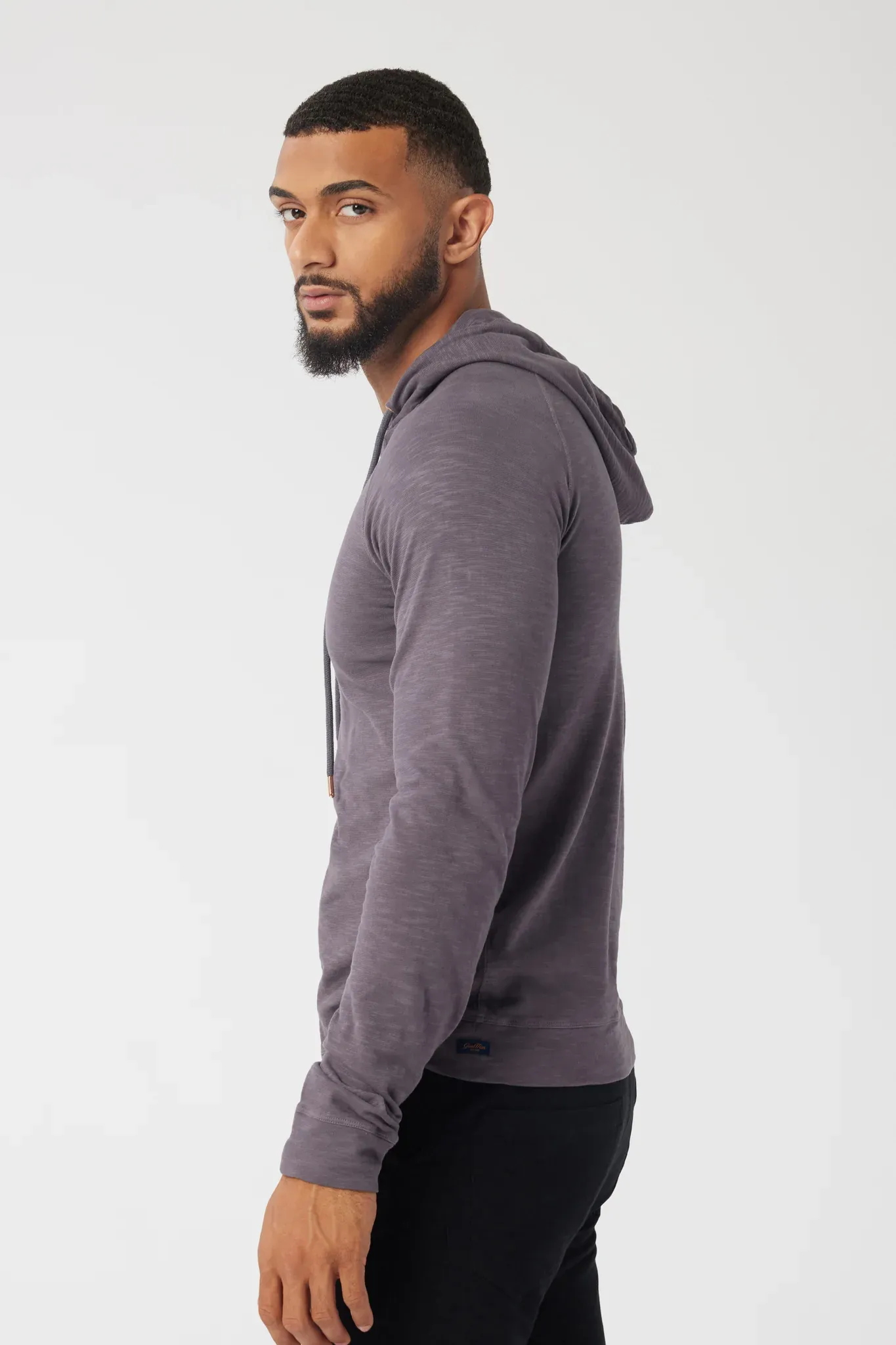 Good Man Brand LS Hoodie Soft Slub - Magnet