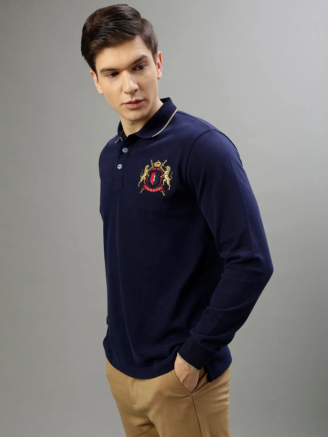 Iconic Blue Fashion Regular fit T-Shirts