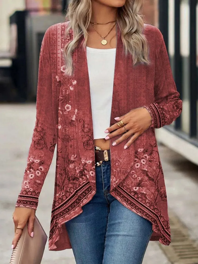 Ivyshape | Casual Knitted Kimono Cardigan for Women