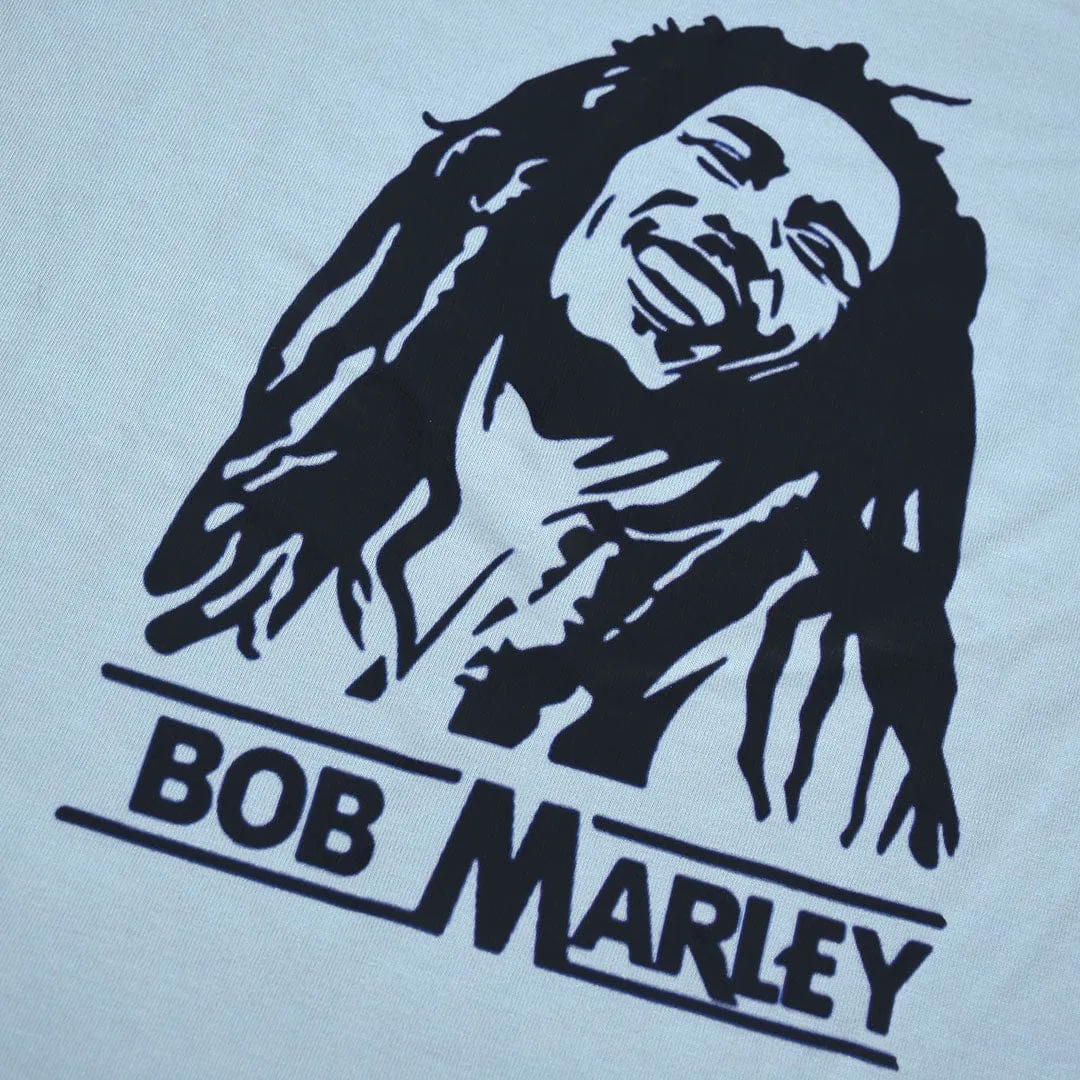 Jupiter Men's Oversized Off Shoulder Bob Marley Print Tee Shirt