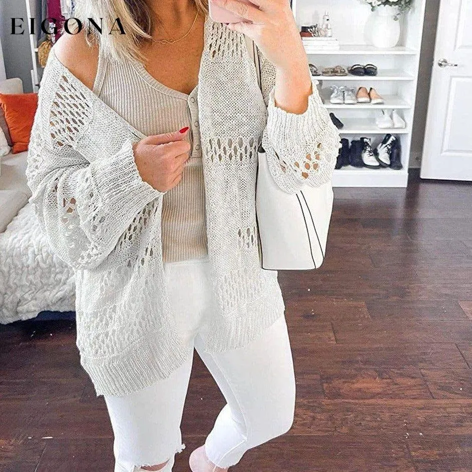 Ladies Crochet Cardigan Sweater