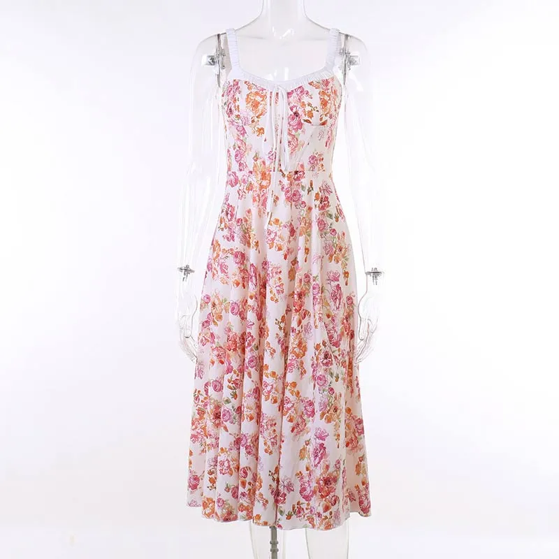 Laurie Floral Print Midi Dress