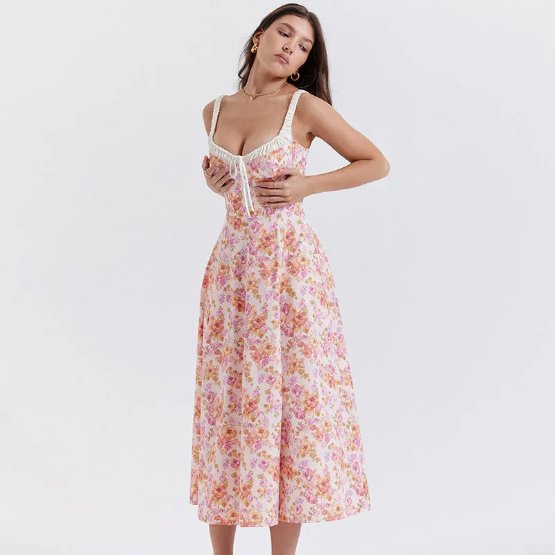 Laurie Floral Print Midi Dress