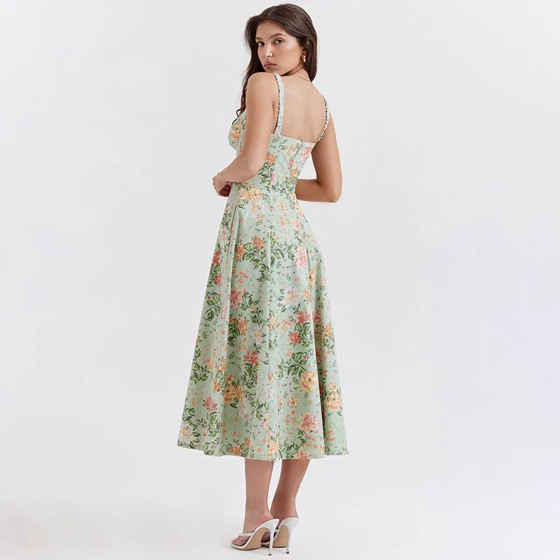 Laurie Floral Print Midi Dress