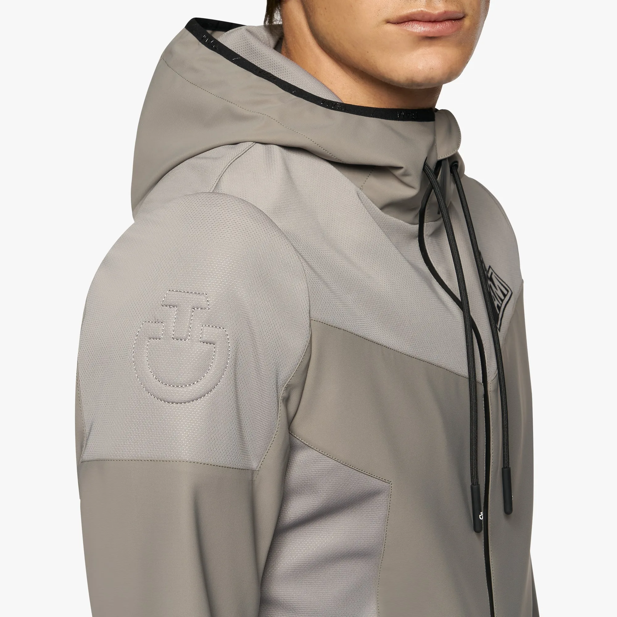 Men's CT Team Raceway Jersey Hooded Softshell Jacket