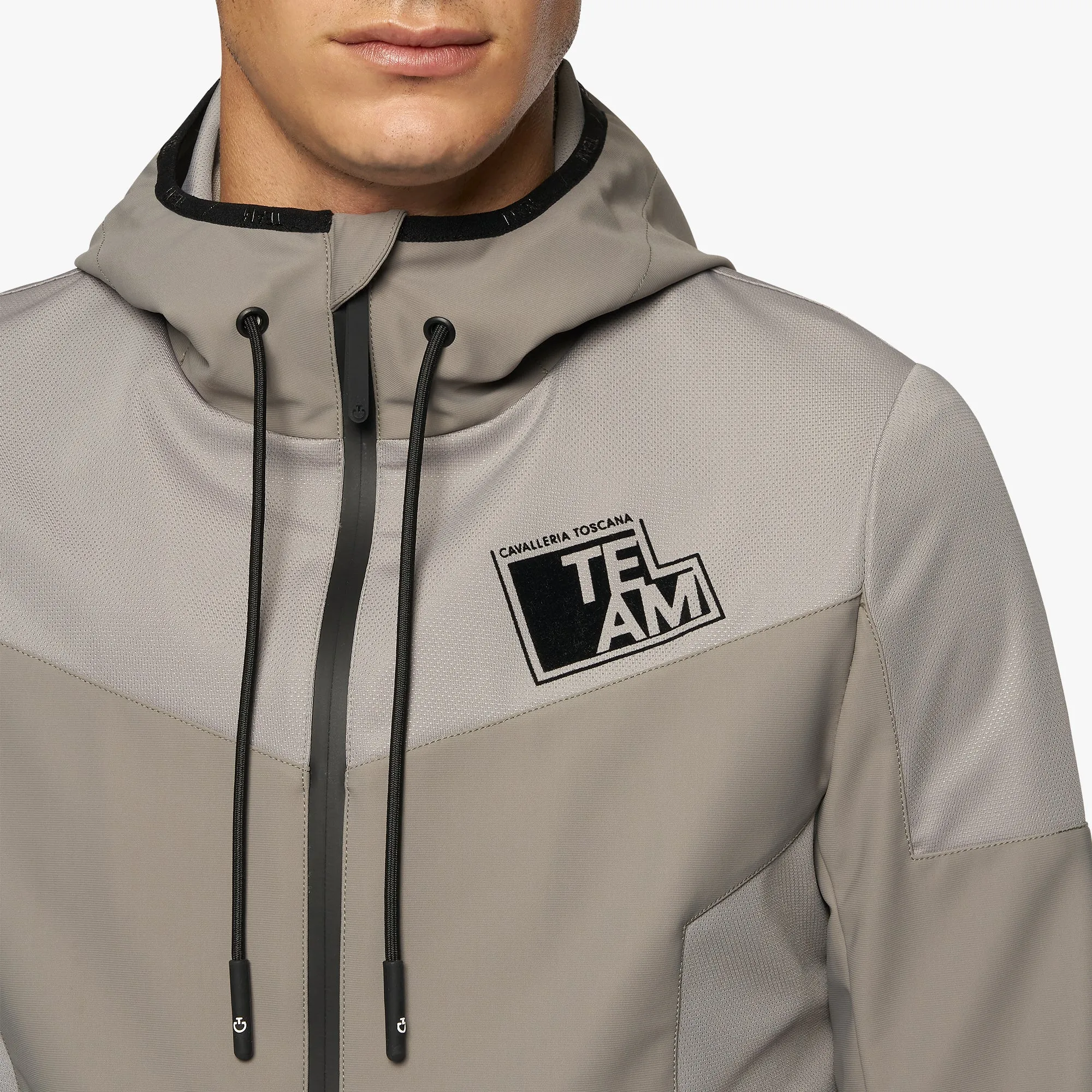 Men's CT Team Raceway Jersey Hooded Softshell Jacket