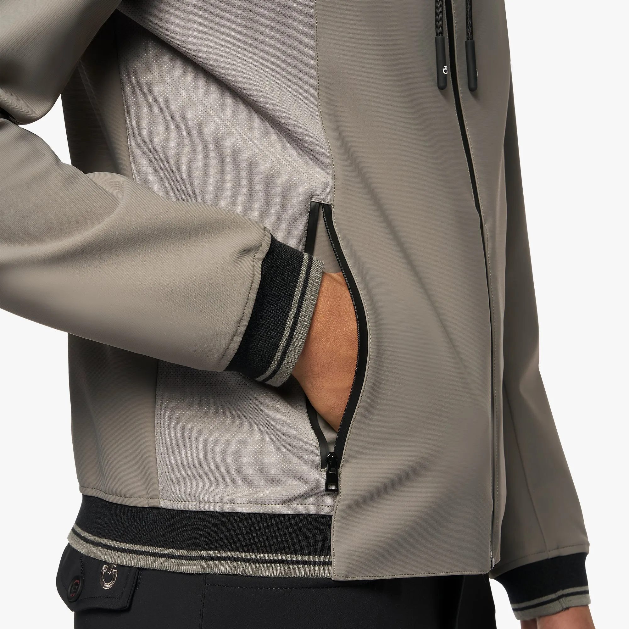 Men's CT Team Raceway Jersey Hooded Softshell Jacket