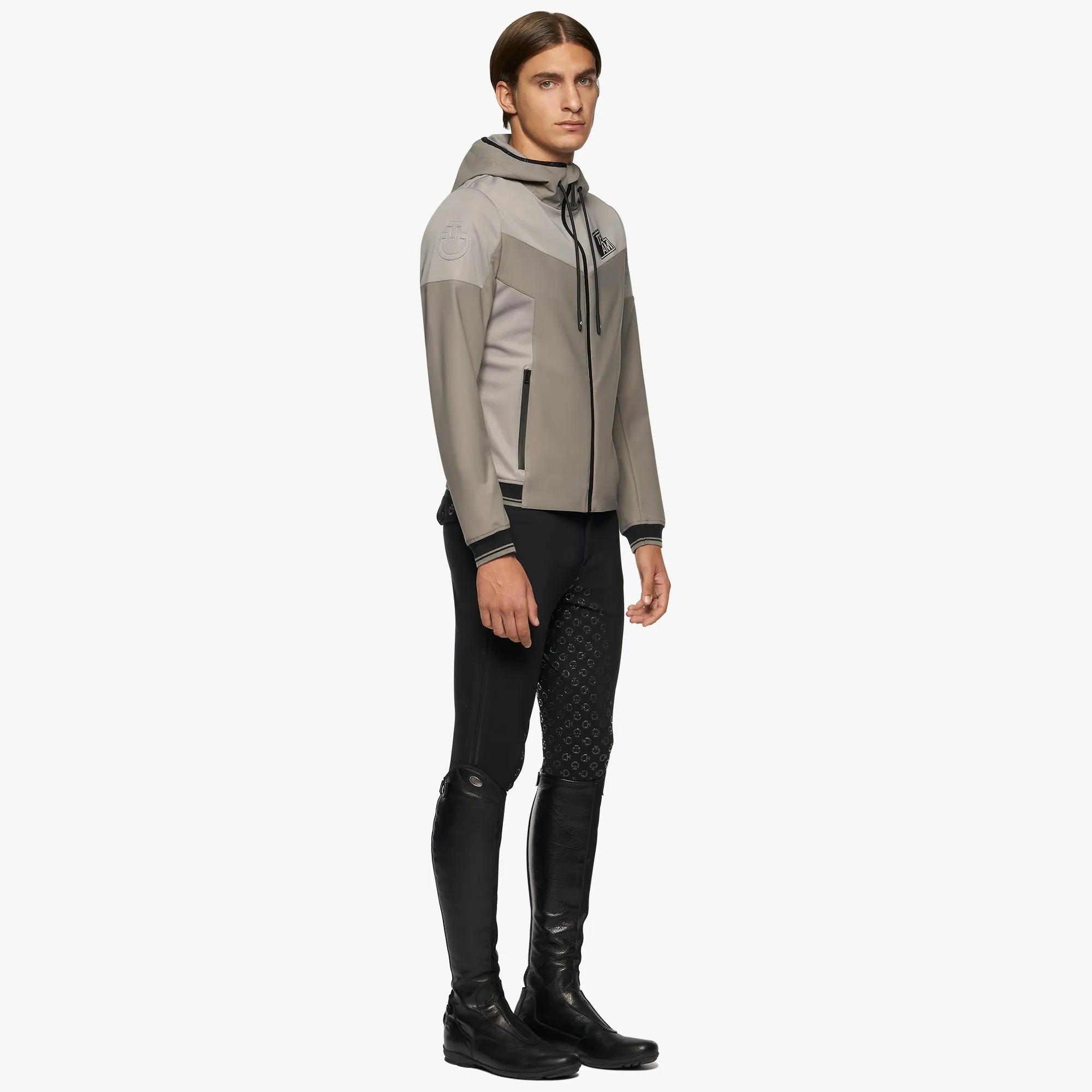 Men's CT Team Raceway Jersey Hooded Softshell Jacket