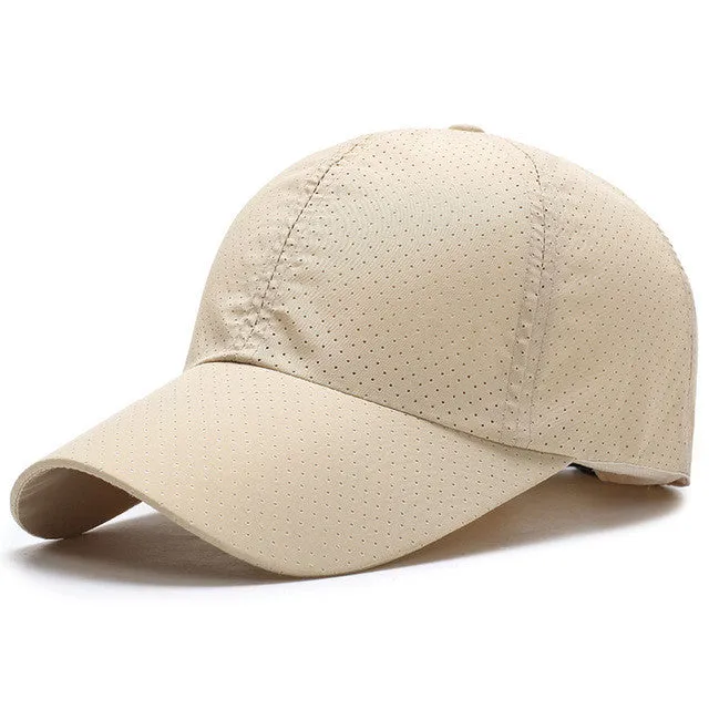 Men's Summer Snapback Breathable Baseball Hat