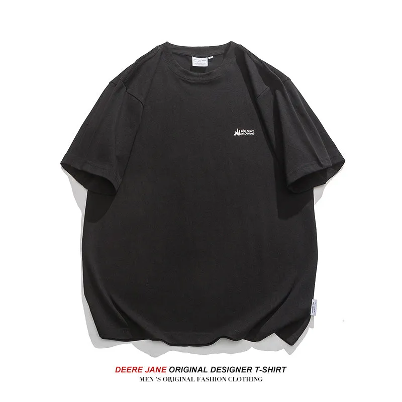 Men's T-Shirts Short-Sleeved T-shirt Men's Summer Versatile Half-Sleeved Loose Casual