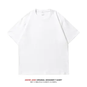 Men's T-Shirts Summer Short-Sleeved T-shirt Men's Summer Versatile Half-Sleeved Student
