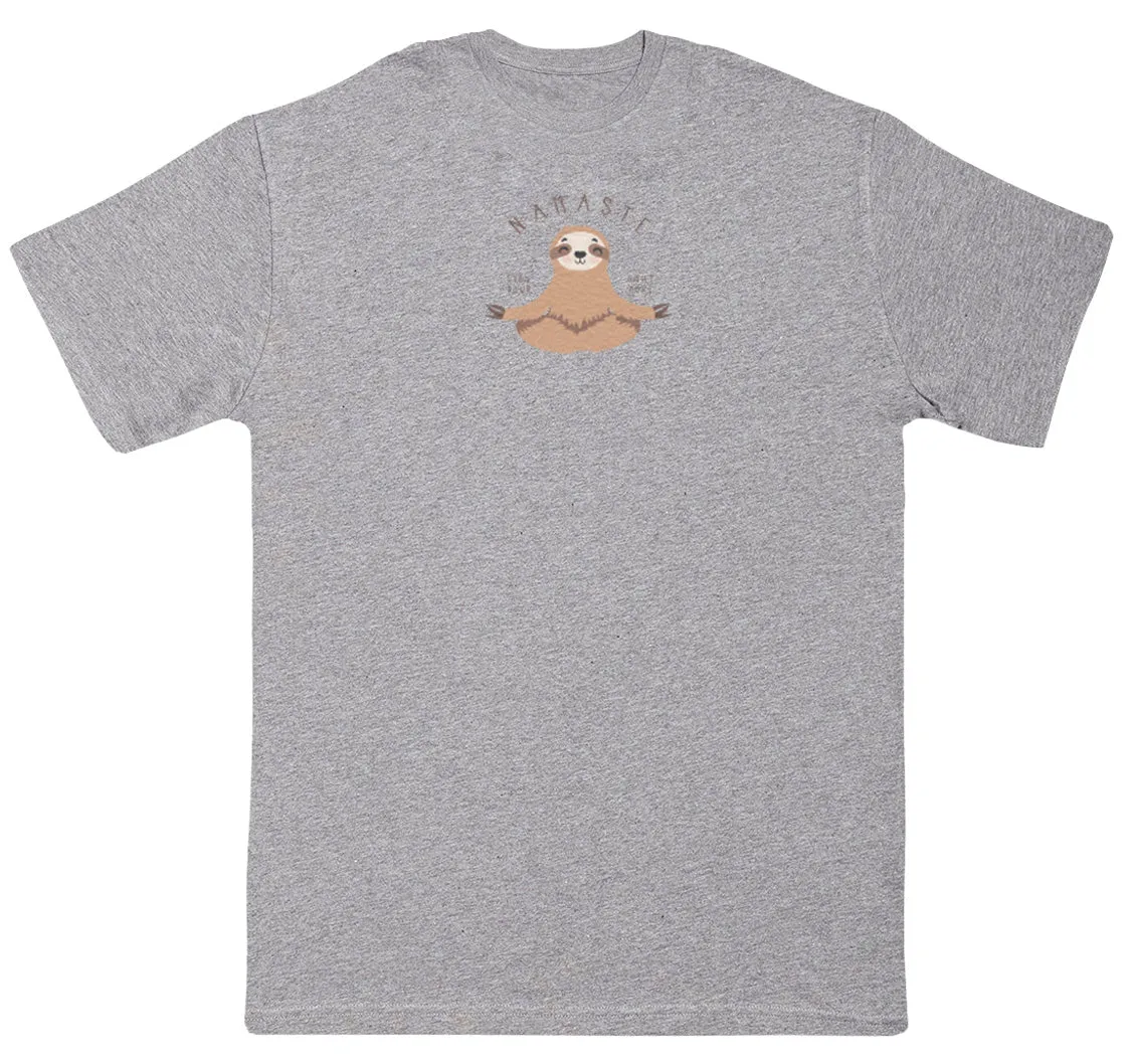 Namaste Sloth - Kids Oversized Comfy T-Shirt