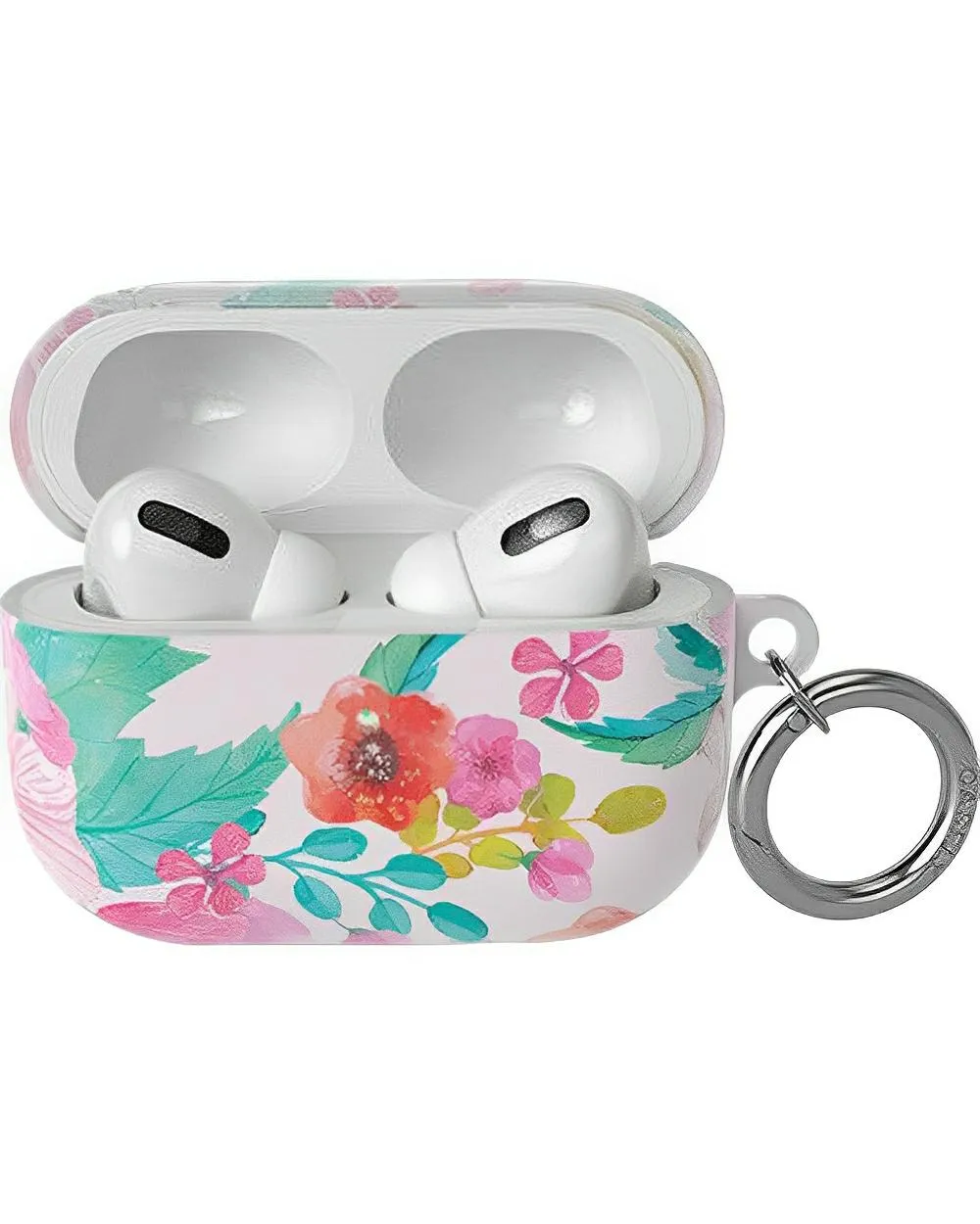 Out and About | Light Pink Floral AirPods Case