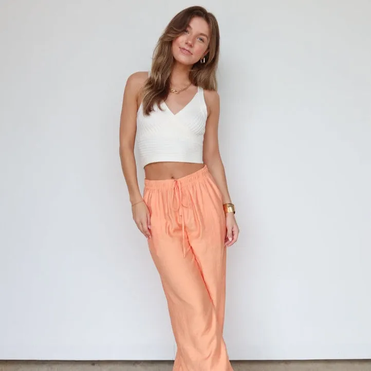 Peach Stand Pants