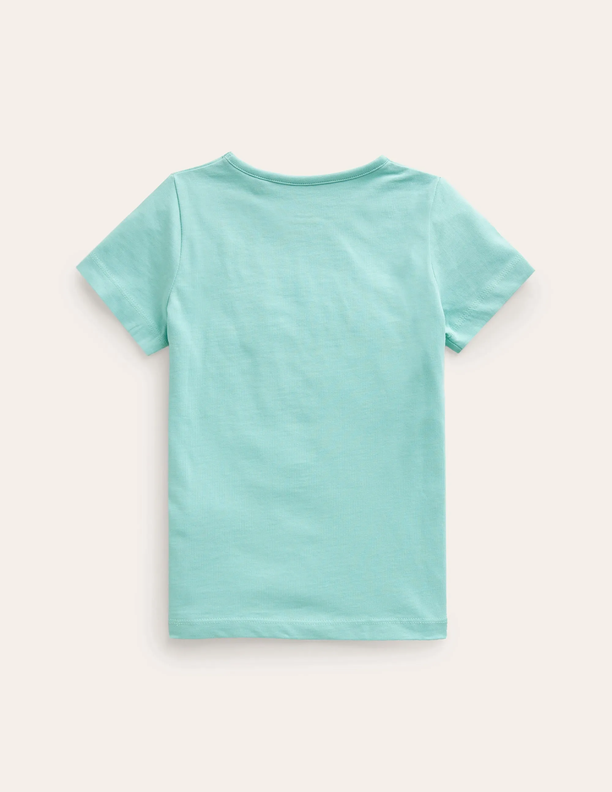 Printed Graphic T-Shirt-Fountain Green Ice Cream