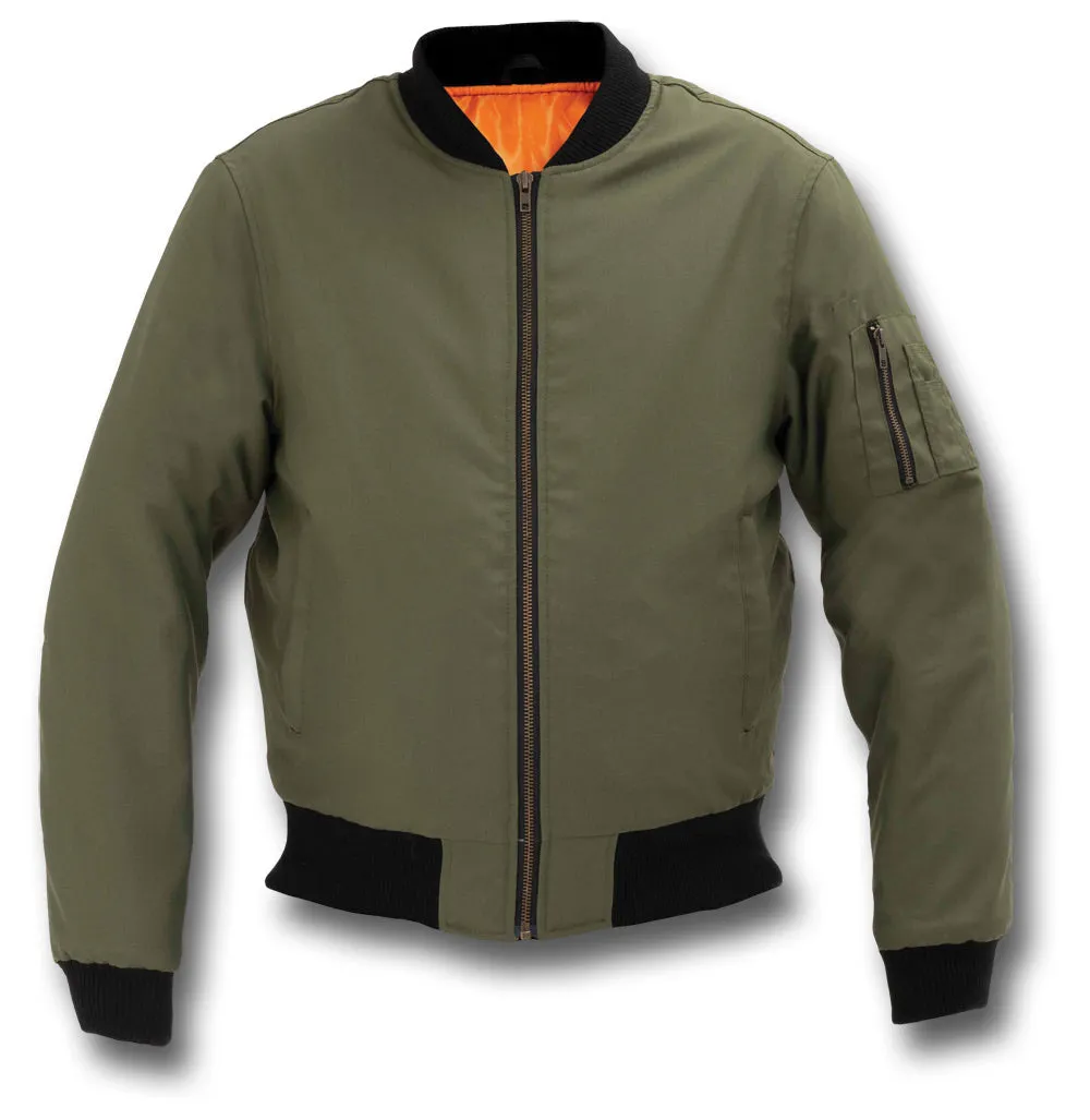 RAYVEN BOMBER COMBAT MOTORCYCLE JACKET
