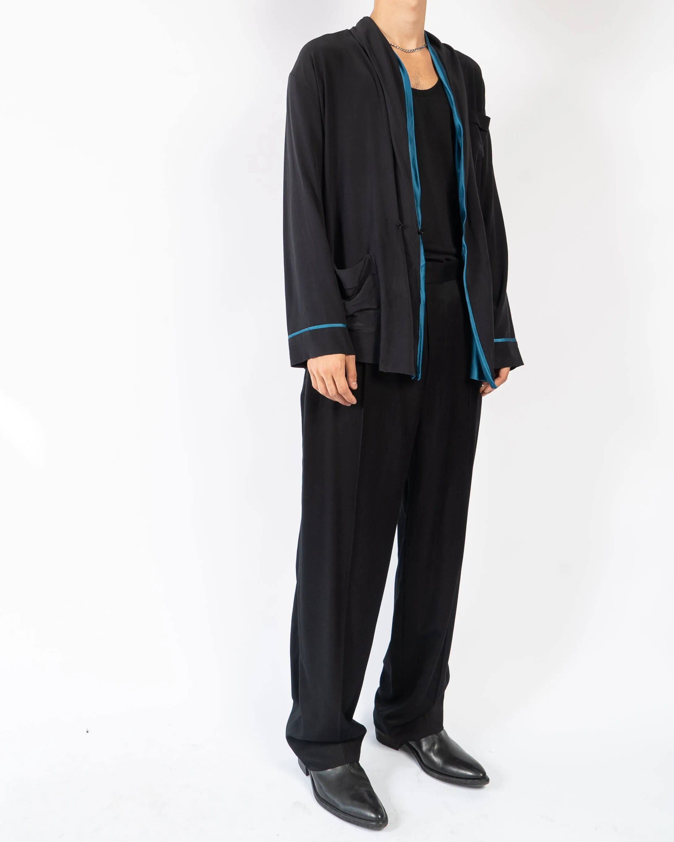 SS19 Elastic Waist Embroidered Trousers