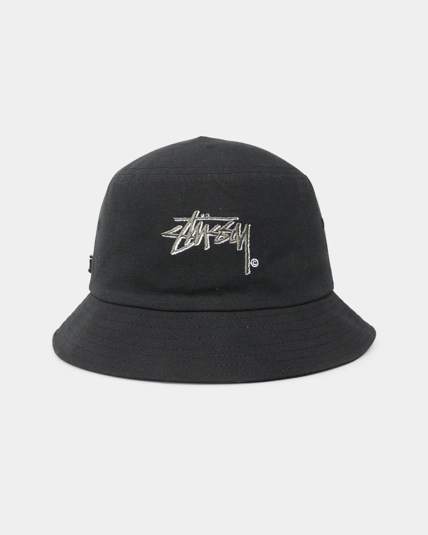 Stussy Stock Shadow Bucket Hat Black/Dusty Grey