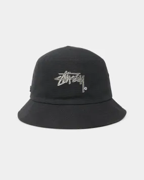Stussy Stock Shadow Bucket Hat Black/Dusty Grey