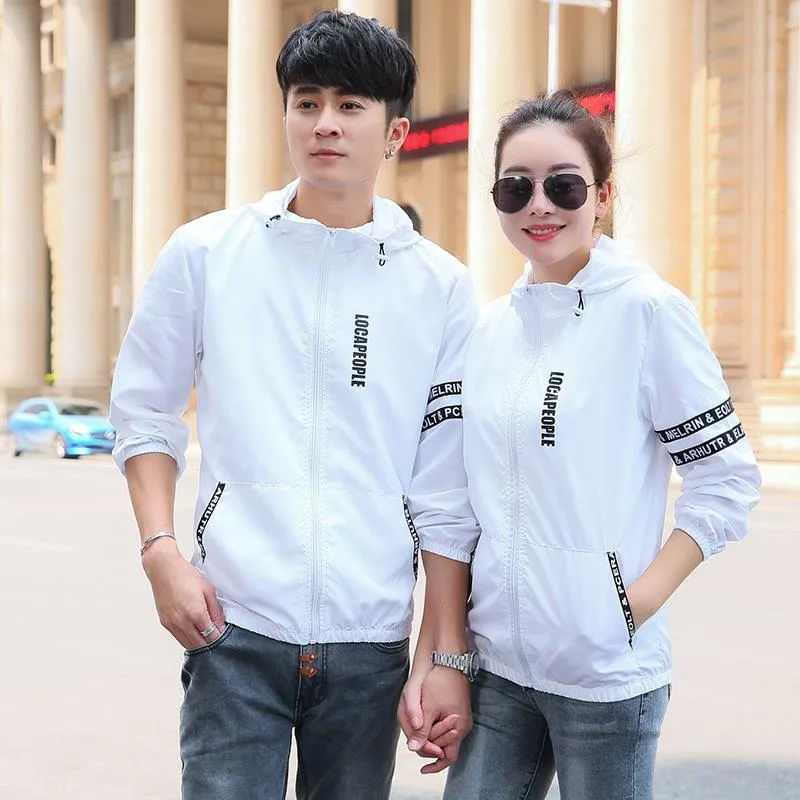 Summer Outdoor Couple Men Women Breathable Sporty Sunscreen Casual Jacket