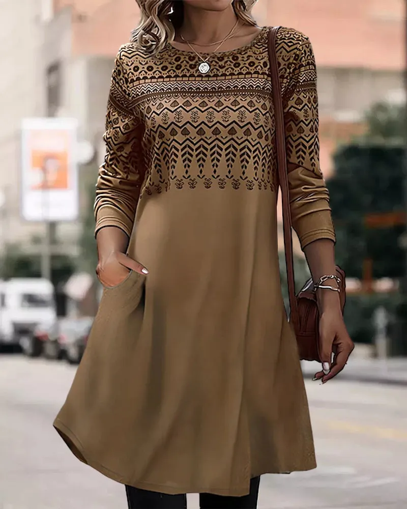 TastyHottie - Elegant printed dress