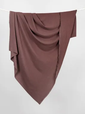 Textured Viscose Linen - Chocolate - Swatch