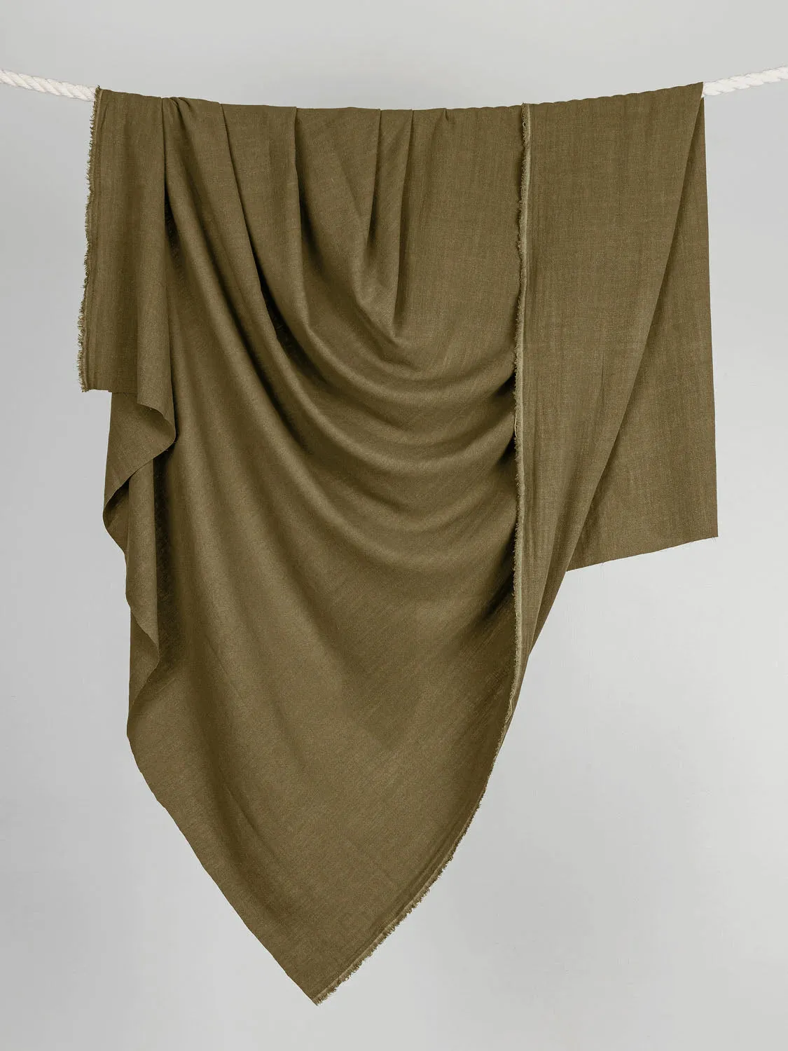 Textured Viscose Linen  - Moss - Swatch