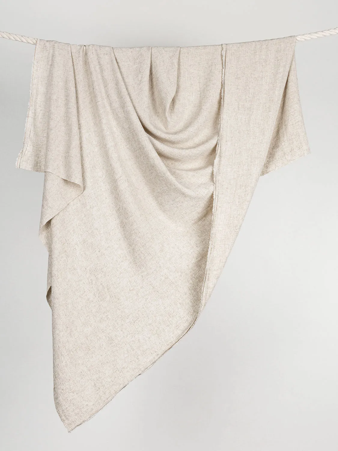 Textured Viscose Linen - Natural