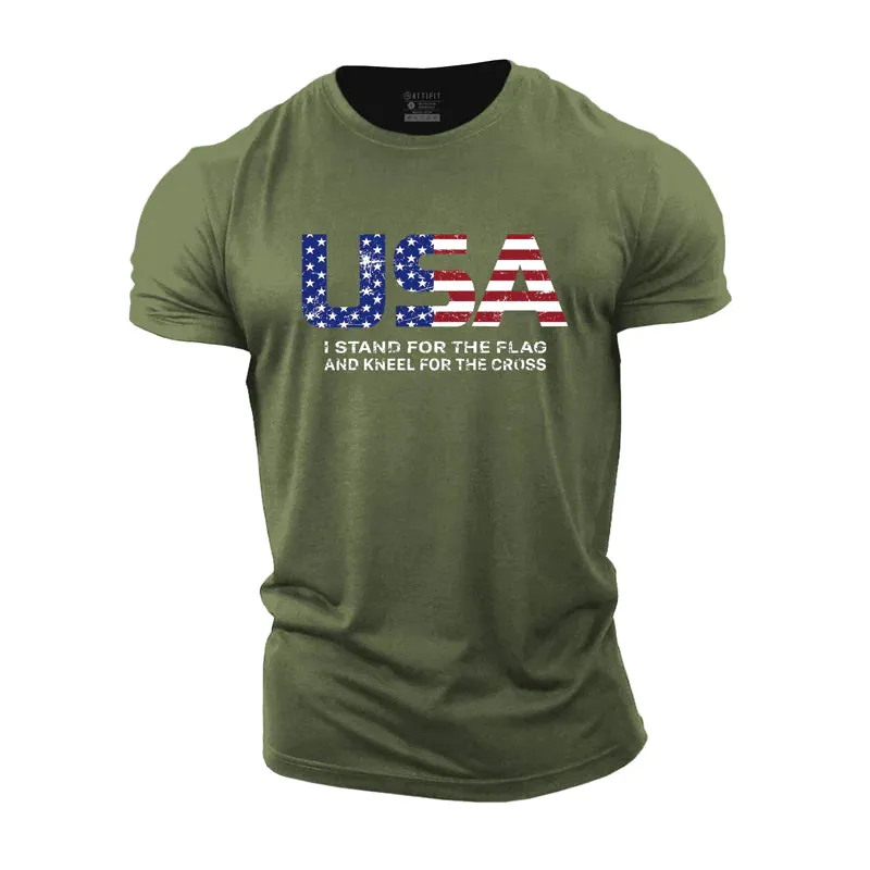 USA Independence Day Cotton T-Shirt