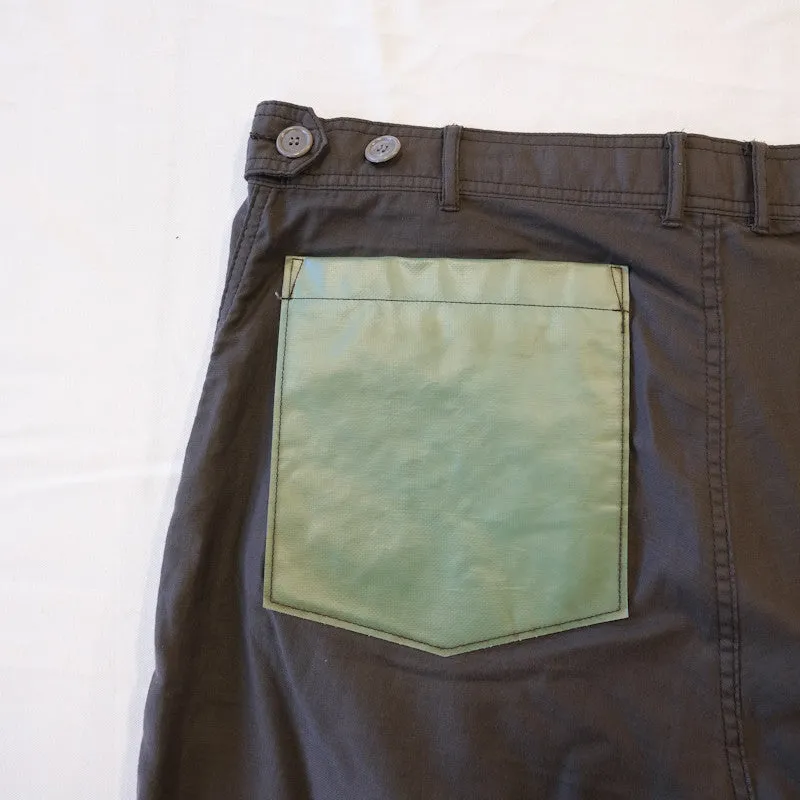 vinyl pocket trousers