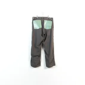 vinyl pocket trousers