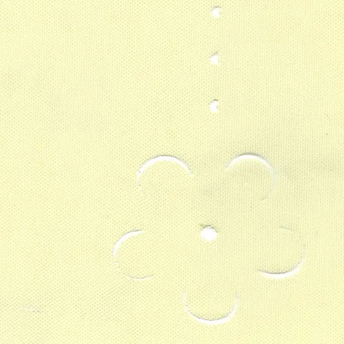 Yellow | Petals Cutout Sheer Jersey (30 Yard Roll $1.90/Yard) - SKU 2412 #S184